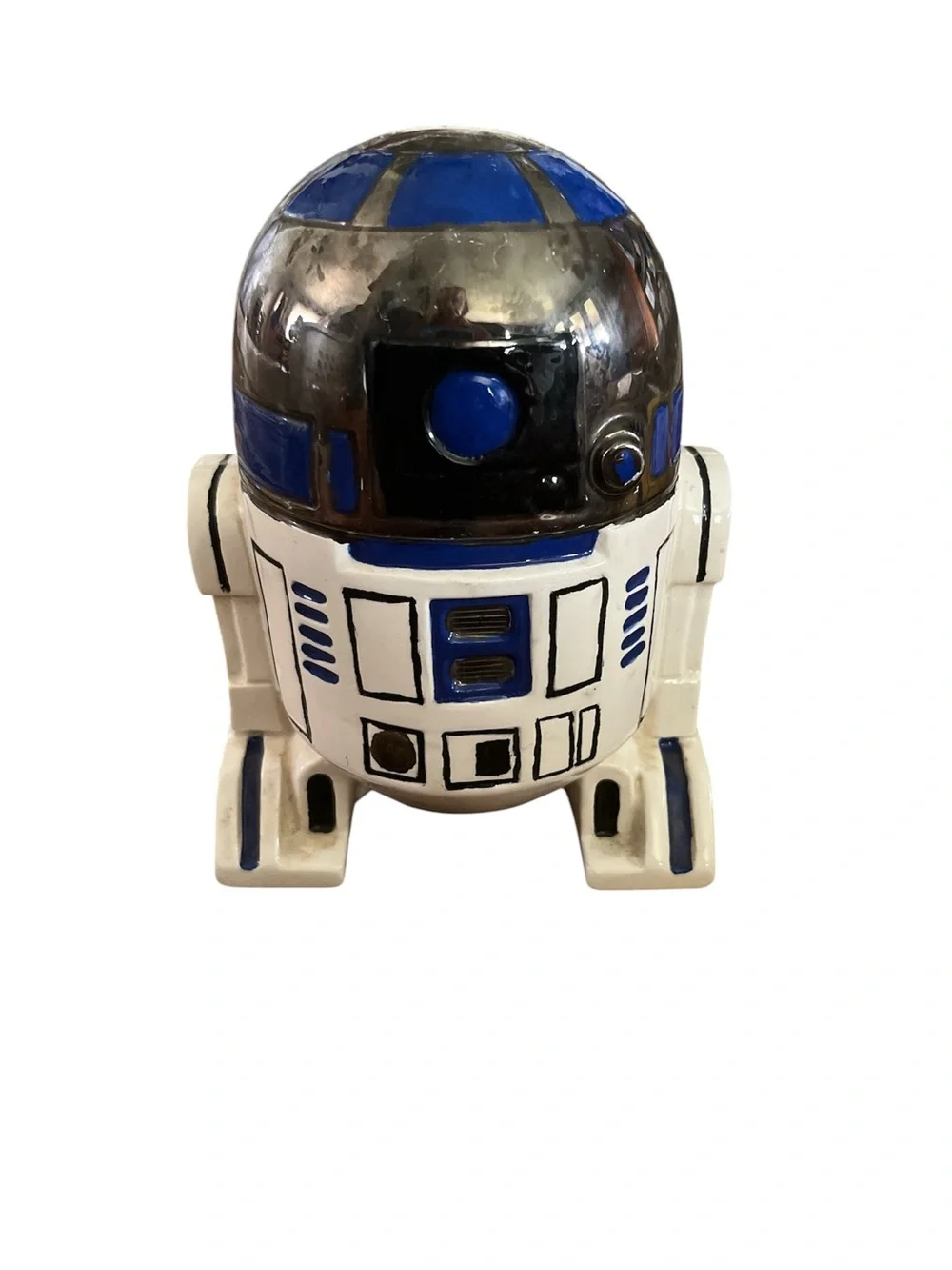 Vintage Great Plains Mold Co. STAR WARS R2-D2 Ceramic Piggy Bank Return of JEDI